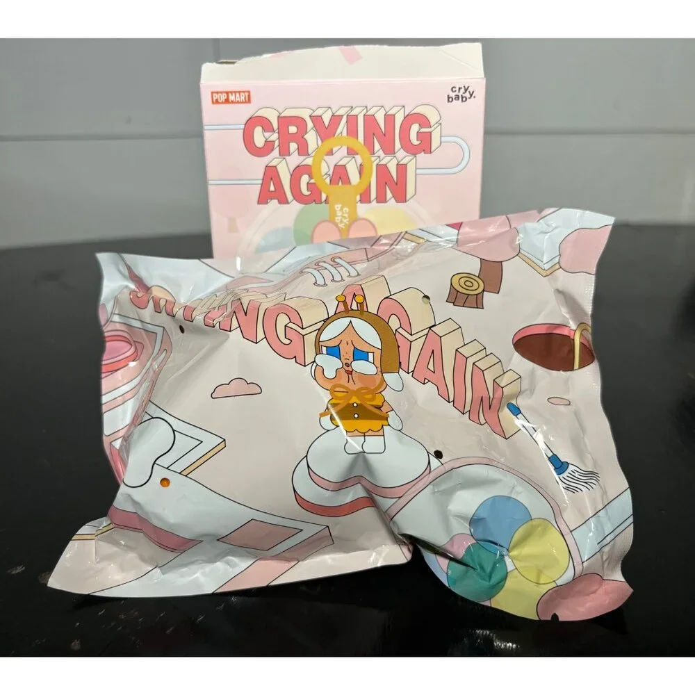 Popmart Crying Again Vinyl Face Plush Keychain -‎ Duck You